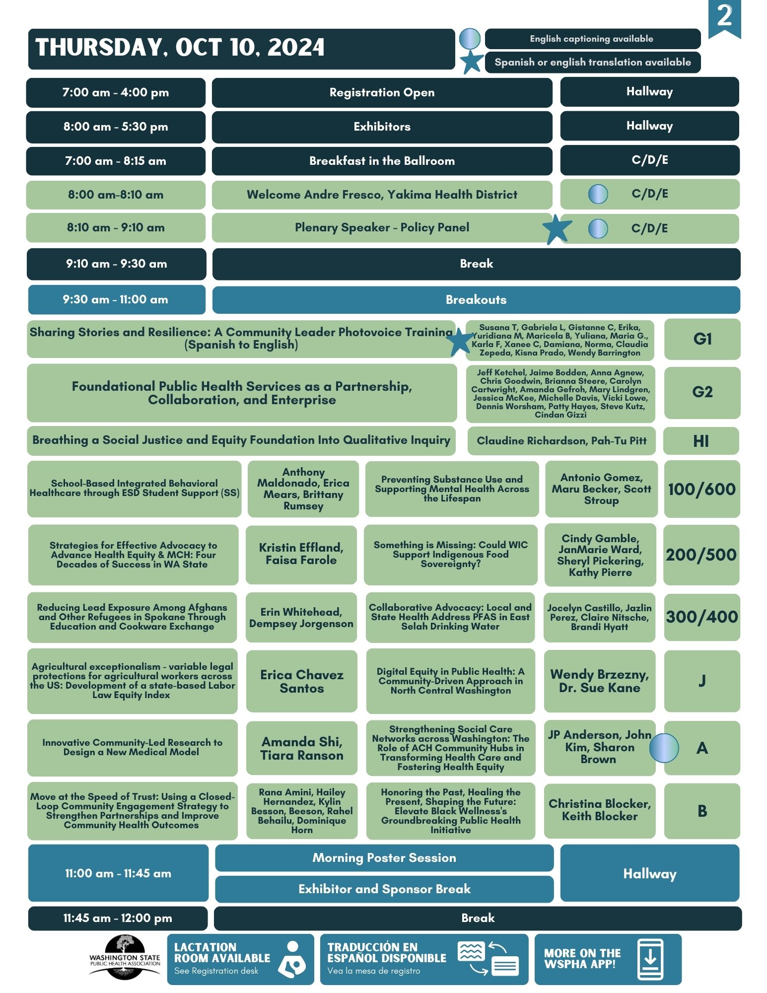 2024 Annual Conference Agenda